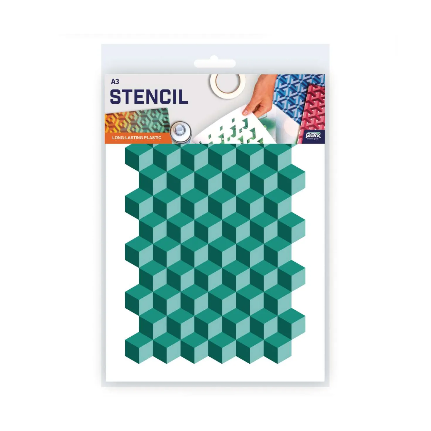 Qbix 3D Motiv-Schablonen Sets