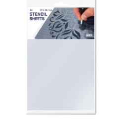 Qbix Mylar® Schablonen-Polyesterfolie, 10er-Pack