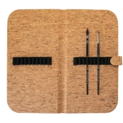 Raphaël® Kolinsky-Imitation Aquarellpinsel 2er-Set Softaqua, im Kork-Etui