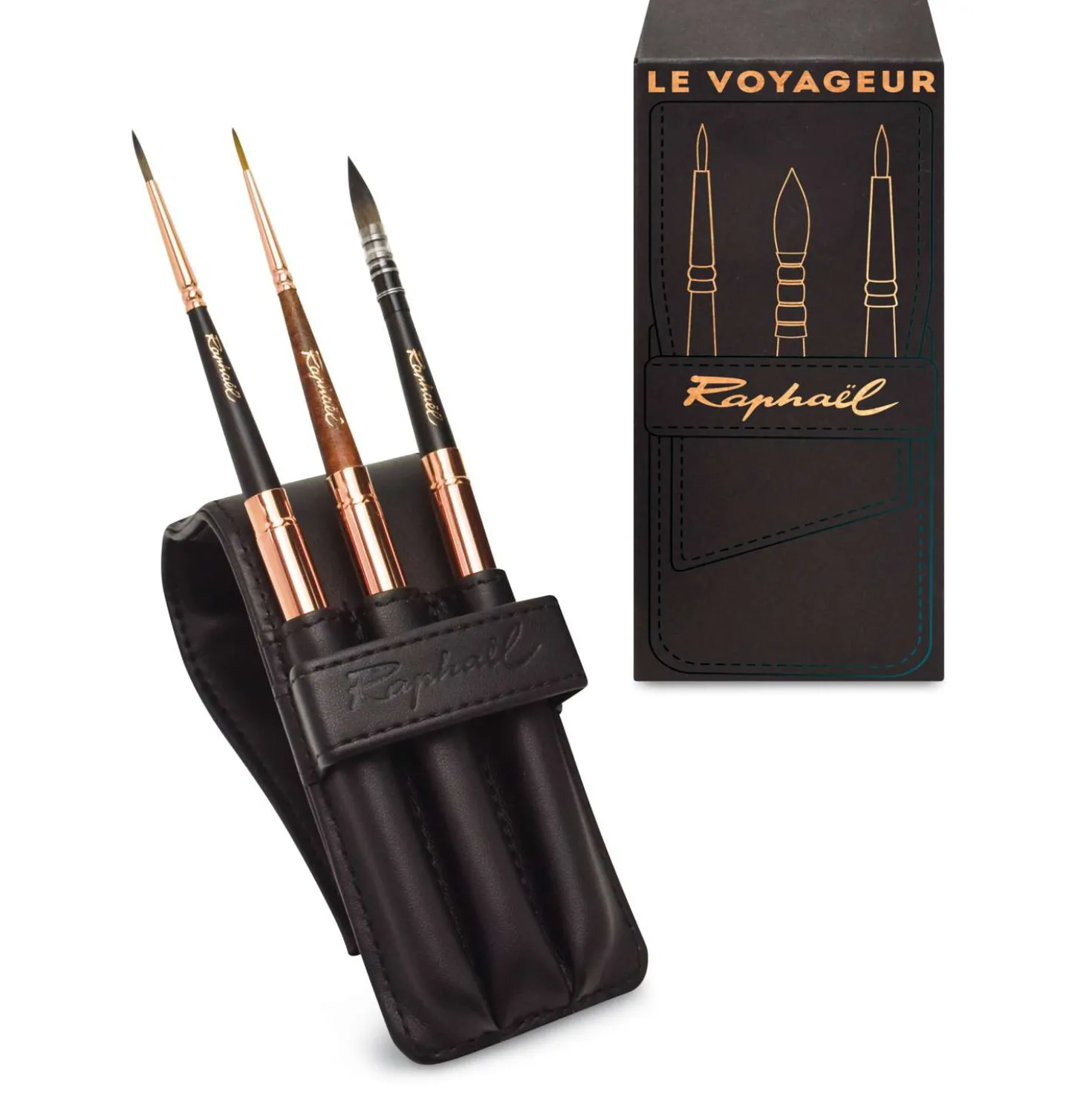 Raphaël® Le Voyageur Reisepinsel 3er-Set