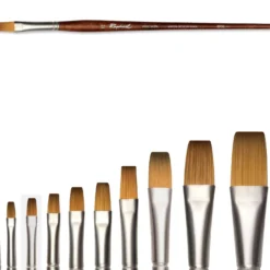 Raphaël® Precision Öl und Acryl Pinsel Serie 8930, Flachpinsel