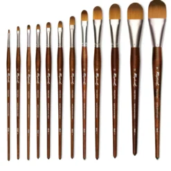 Raphaël® Precision Öl und Acryl Pinsel Serie 8940, Katzenzungenpinsel
