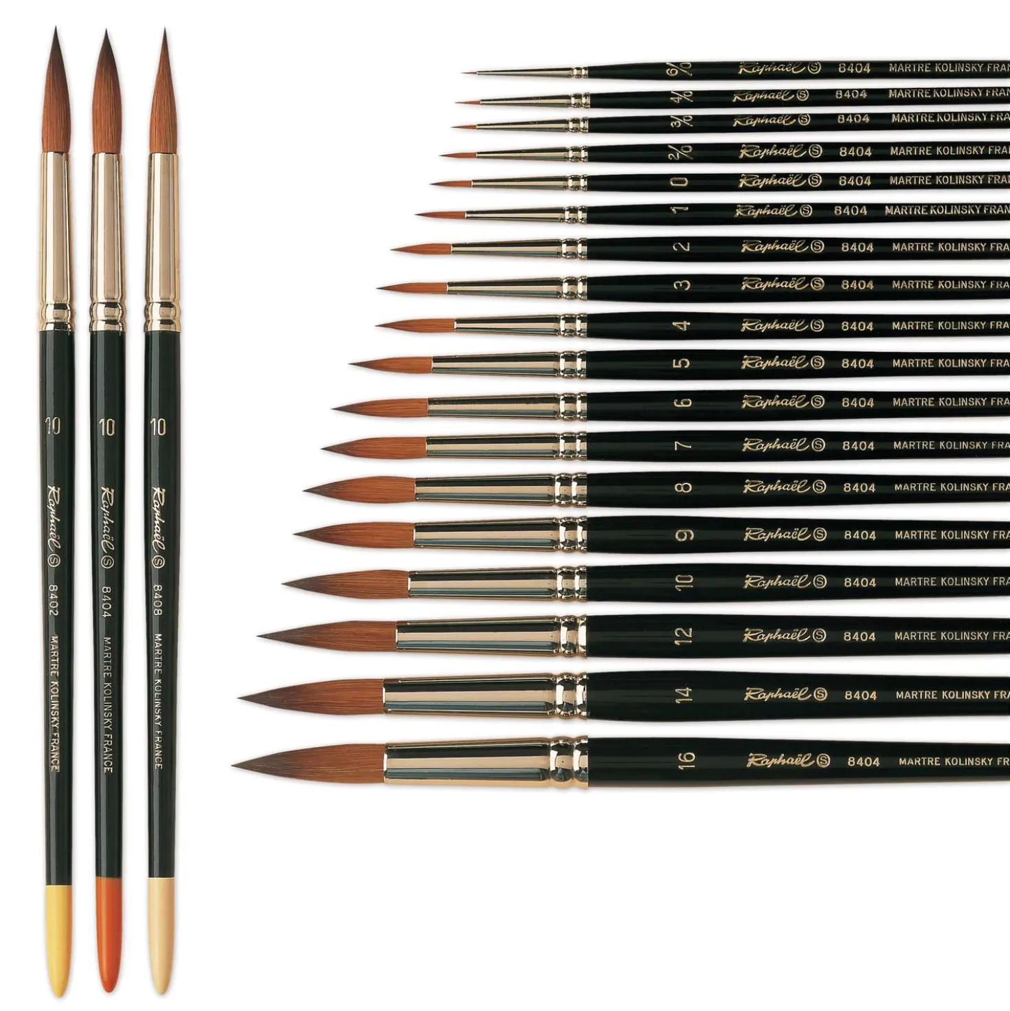 Raphaël® Serie 8404 Künstler-Aquarellpinsel, feine Spitze