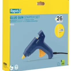 Rapid® EG111 Heißklebepistole inkl. 26 lange 12 mm Heißklebepatronen