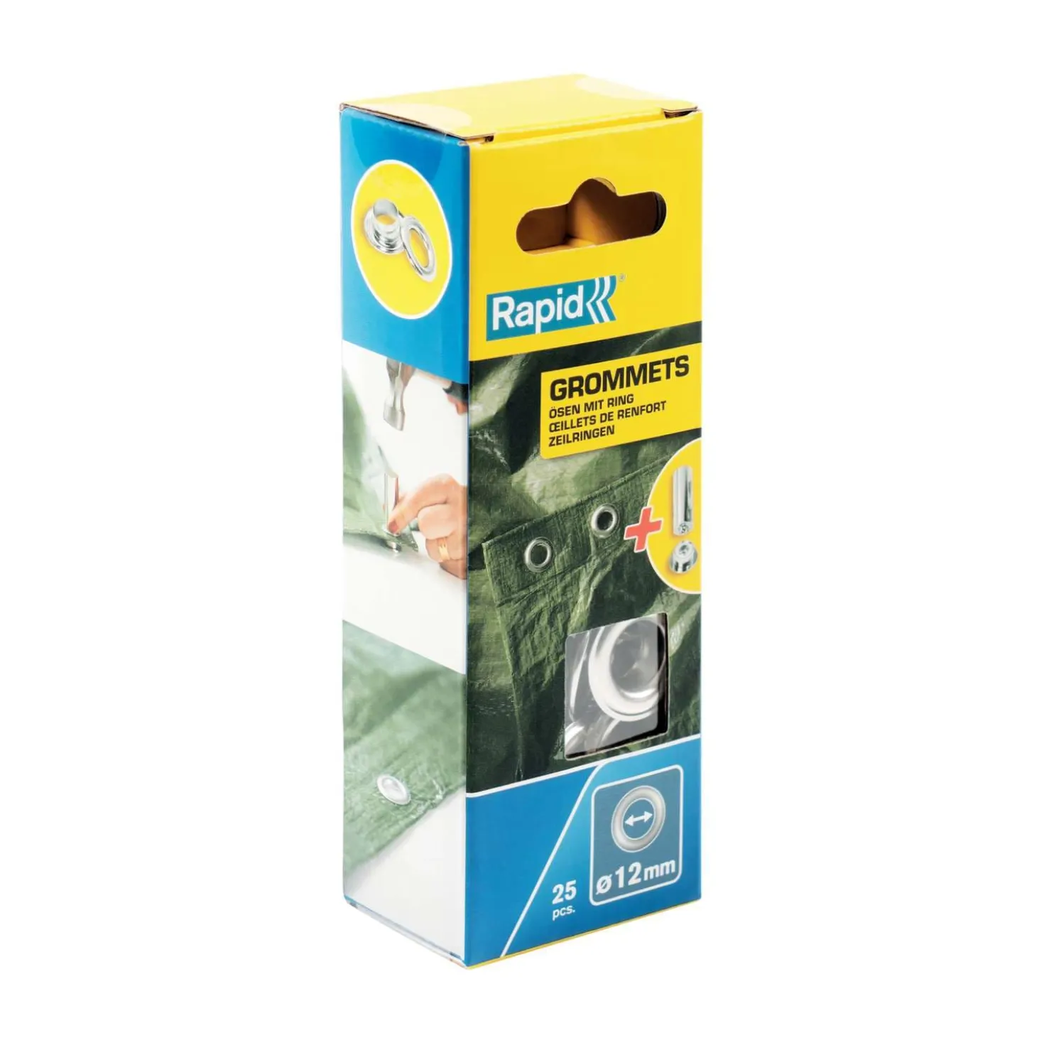 Rapid® Ösen mit Ring inkl. Schlagwerkzeug