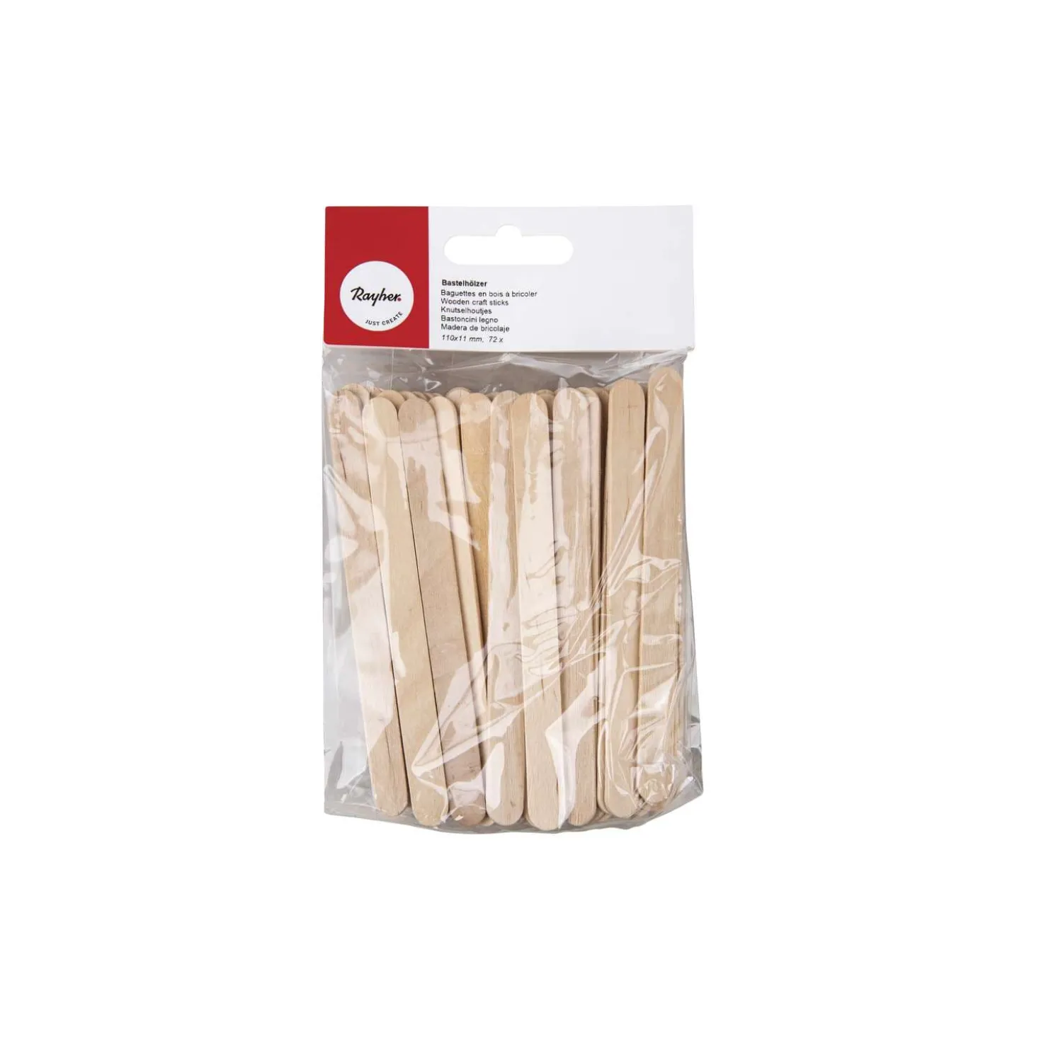 RAYHER Bastelhölzer, Holzstäbe