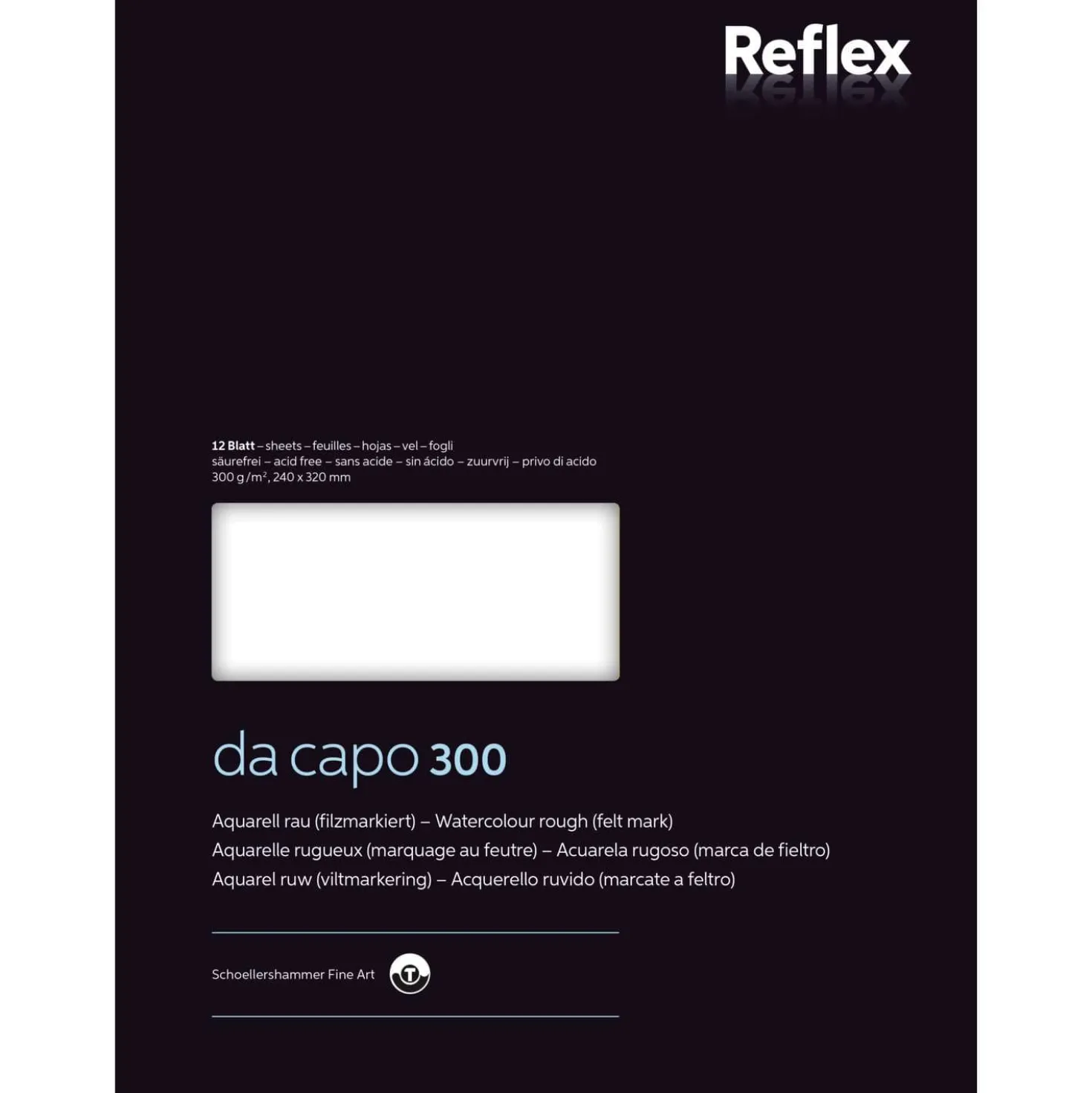 Reflex da capo 300 Studien-Aquarellblock