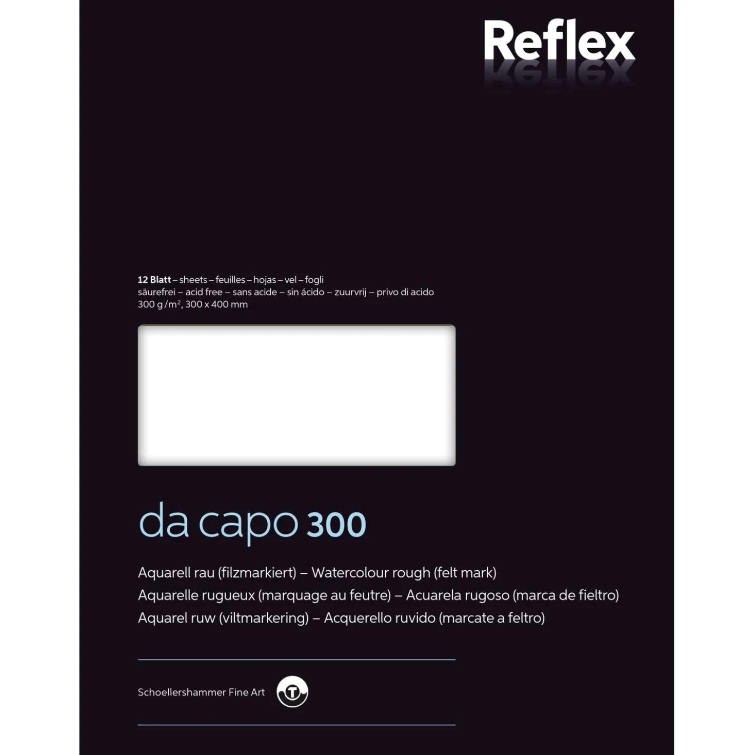 Reflex da capo 300 Studien-Aquarellblock