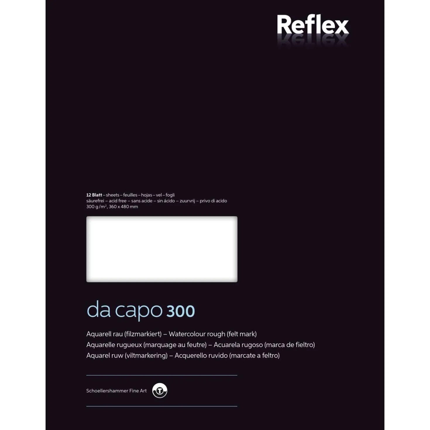 Reflex da capo 300 Studien-Aquarellblock