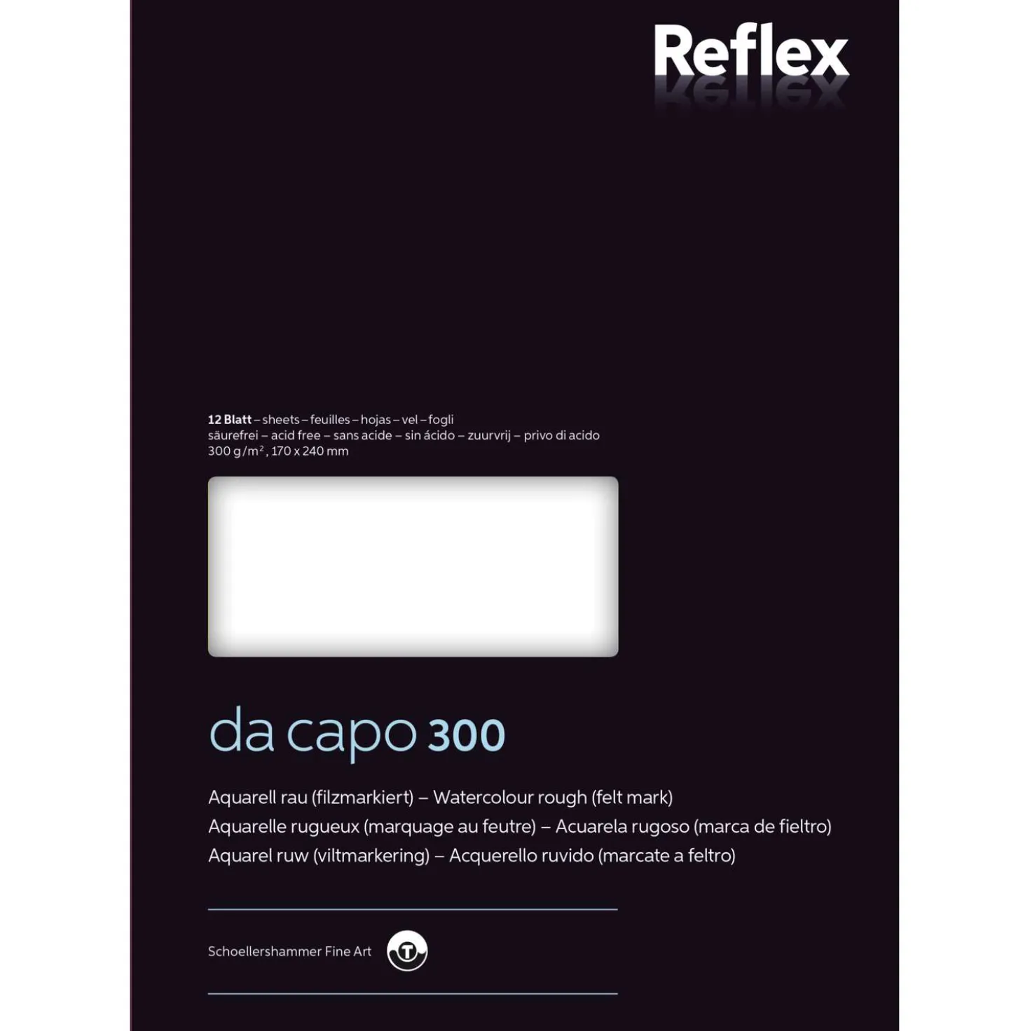 Reflex da capo 300 Studien-Aquarellblock
