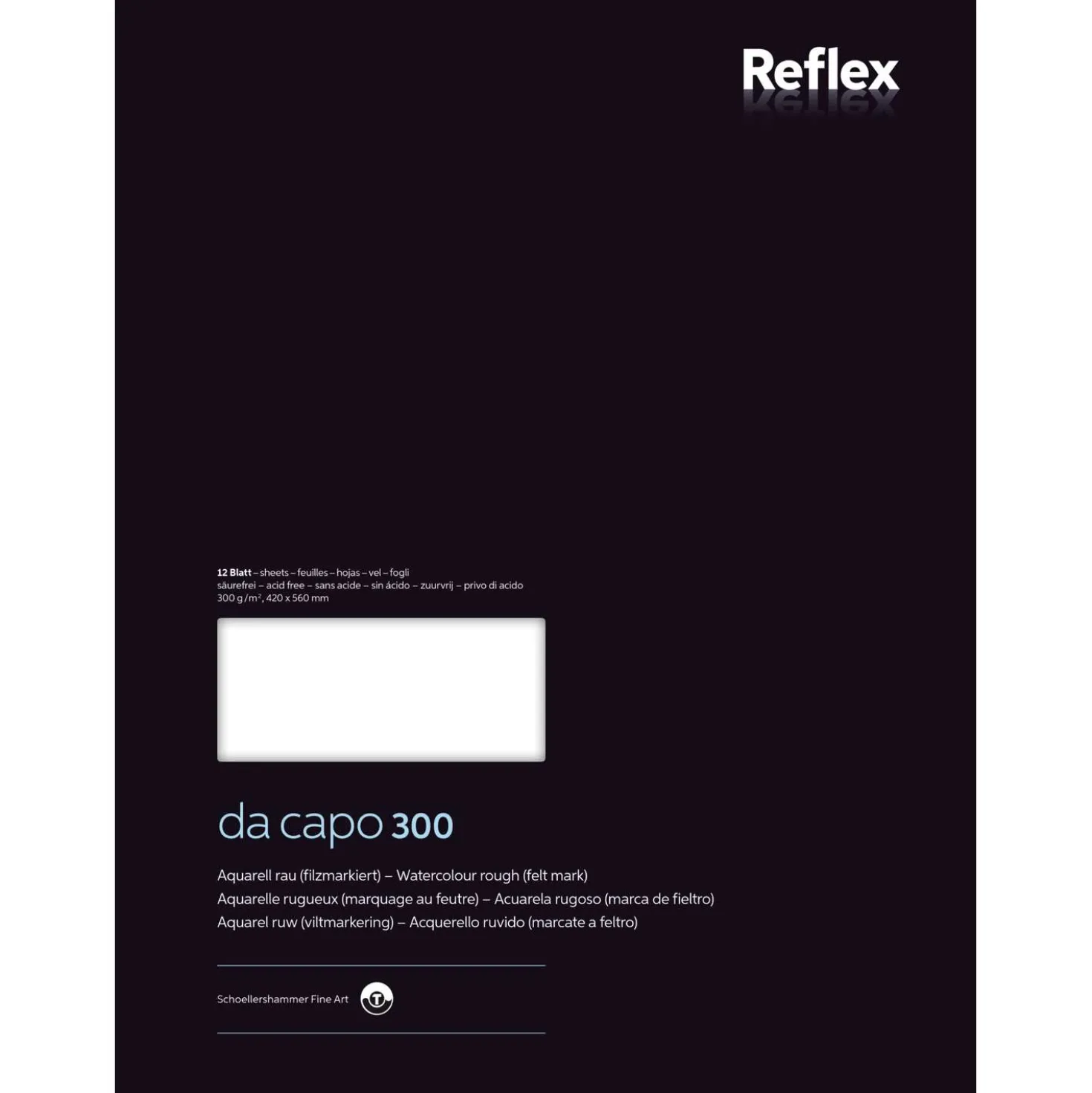 Reflex da capo 300 Studien-Aquarellblock