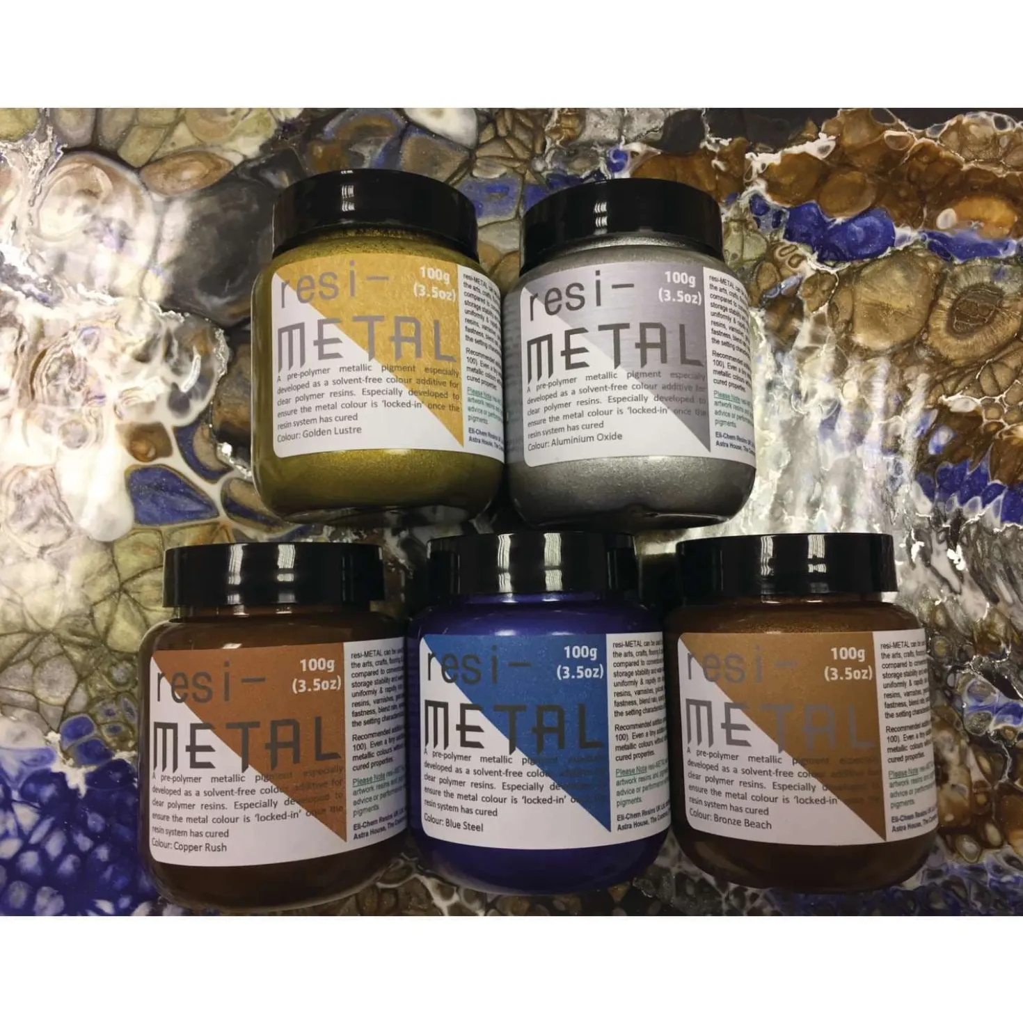 resiMETAL Pigmente für Harze