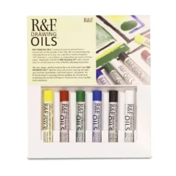 R&F® Drawing Oil Sets, 6 × 12 ml