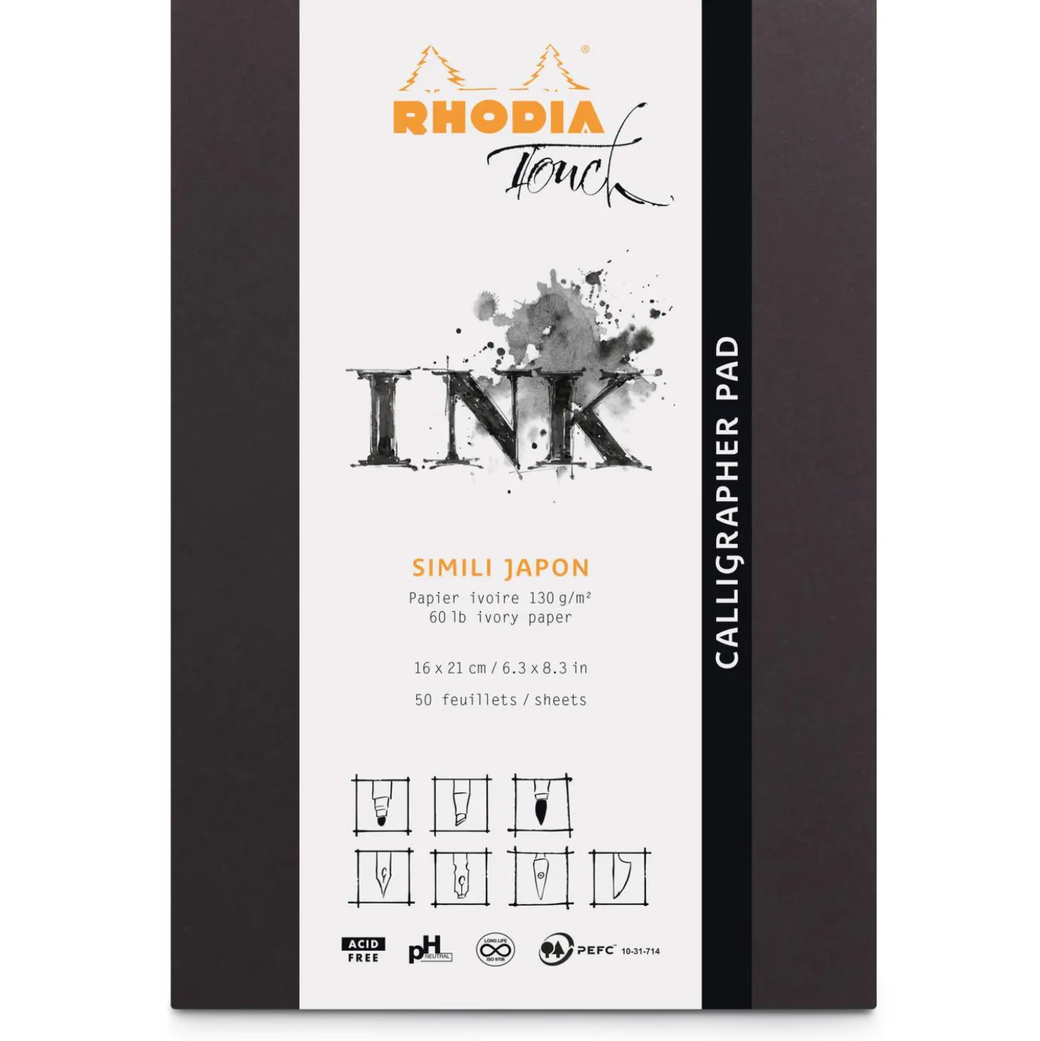 RHODIA TOUCH Kalligrafie Block