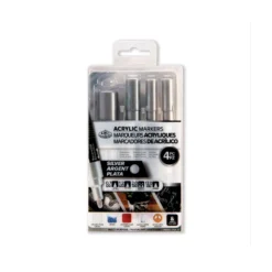 Royal & Langnickel® ACRYLIC MARKER – 4er Sets