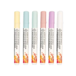 Royal & Langnickel® ACRYLIC MARKER – 6er-Sets, Reversible Tip