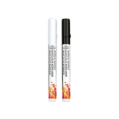 Royal & Langnickel® ACRYLIC MARKER – 2er Set Schwarz & Weiß, Reversible Tip