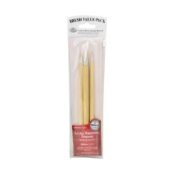 Royal & Langnickel Bambus Pinselset, 3 Pinsel