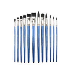 Royal & Langnickel® Black Taklon Pinselset A, 12-teilig
