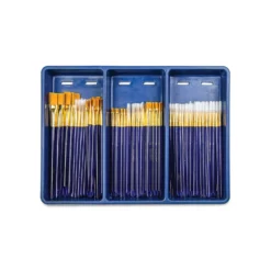 Royal & Langnickel 120er Pinselset, Gold Taklon Borsten