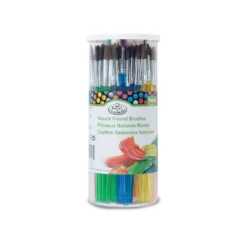 Royal & Langnickel Naturhaar Schulmalpinsel rund, 144er-Set