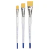 Royal & Langnickel Soft-Grip Gold-Taklon Pinsel, flach, Serie SG700