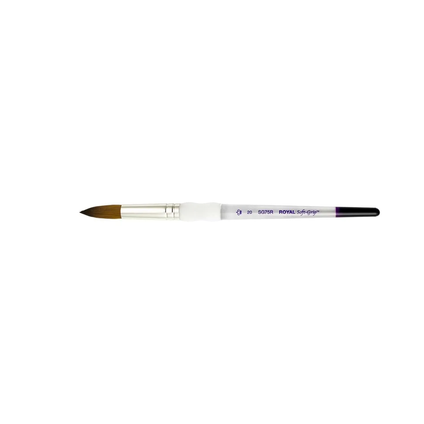 Royal & Langnickel Soft-Grip™ Synthetik-Rotmarderhaarpinsel, SG75R, Rund