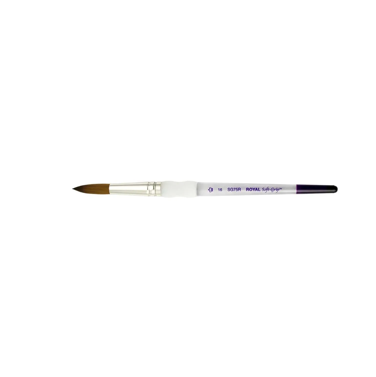 Royal & Langnickel Soft-Grip™ Synthetik-Rotmarderhaarpinsel, SG75R, Rund