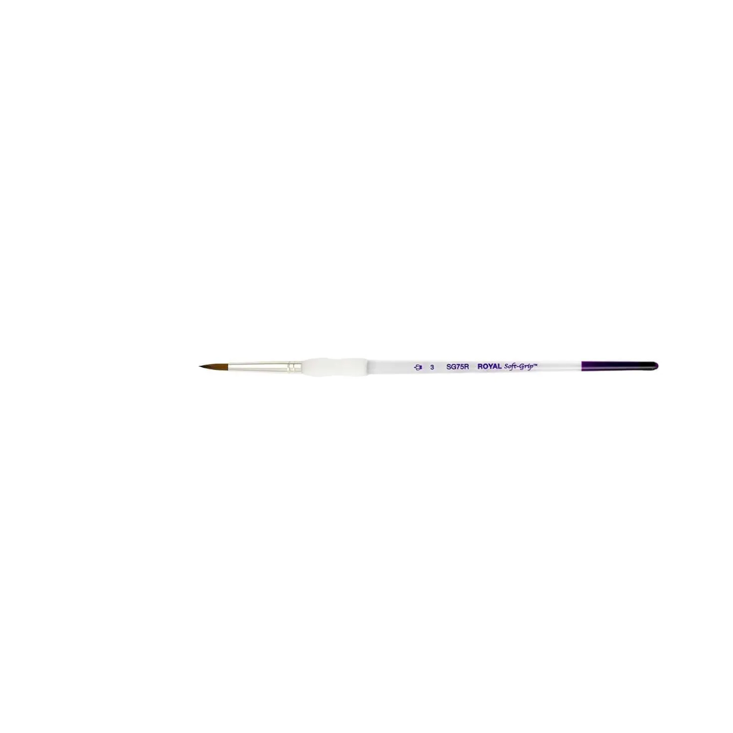 Royal & Langnickel Soft-Grip™ Synthetik-Rotmarderhaarpinsel, SG75R, Rund