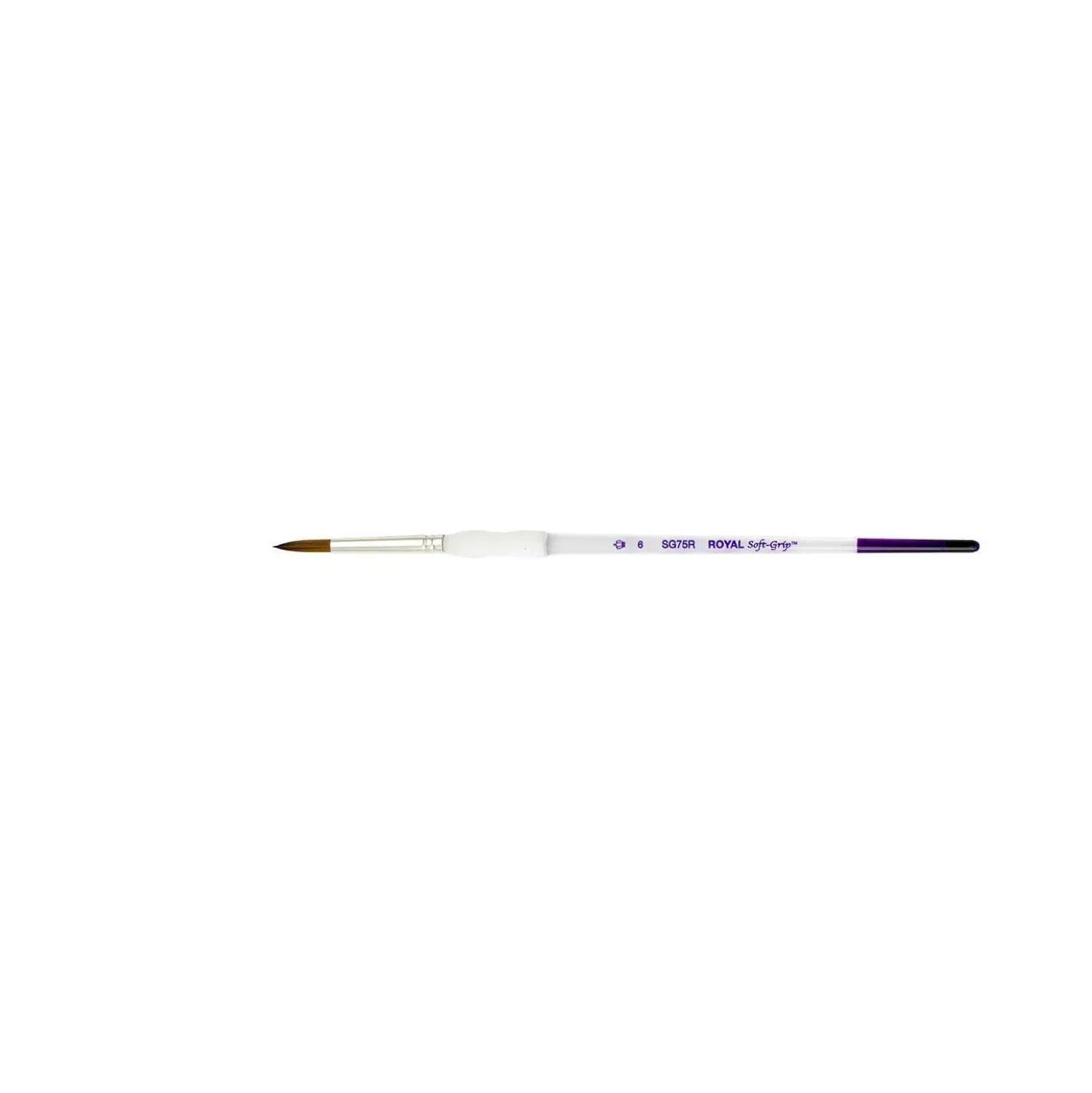 Royal & Langnickel Soft-Grip™ Synthetik-Rotmarderhaarpinsel, SG75R, Rund