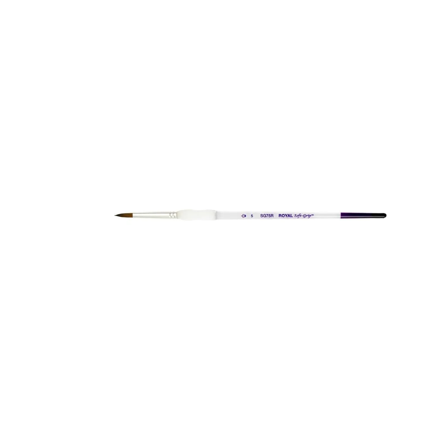 Royal & Langnickel Soft-Grip™ Synthetik-Rotmarderhaarpinsel, SG75R, Rund