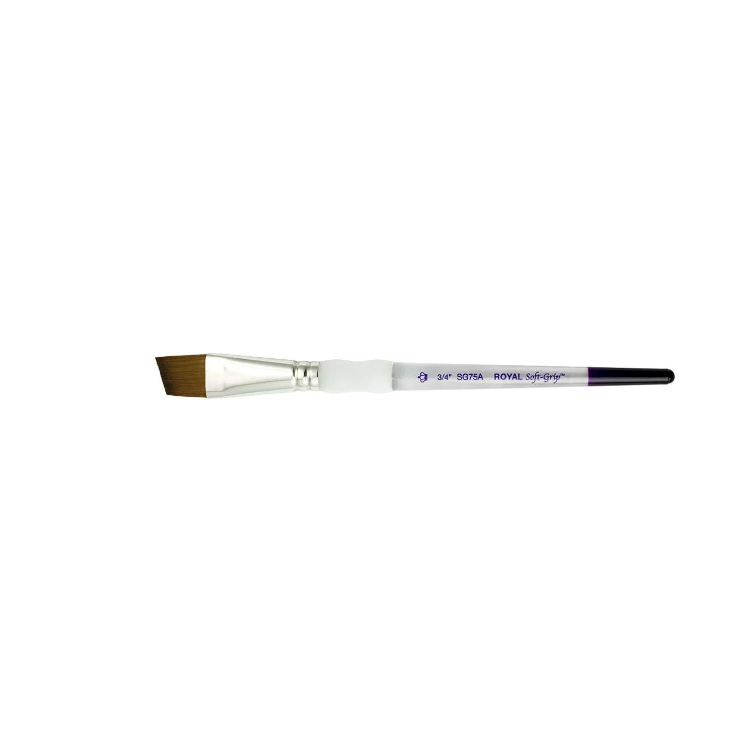 Royal & Langnickel Soft-Grip™ Synthetik-Rotmarderhaarpinsel, SG75A, Schräg