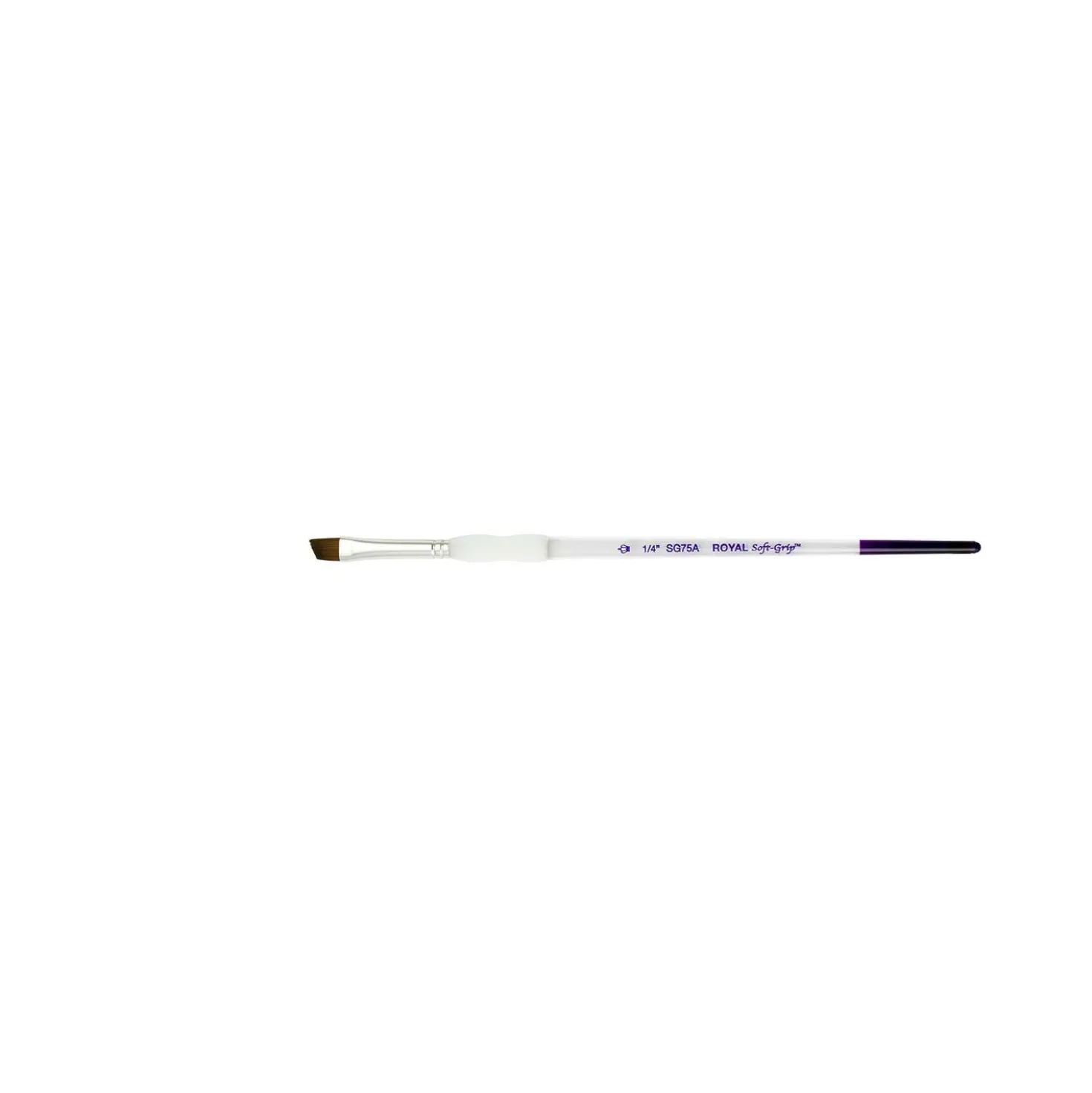 Royal & Langnickel Soft-Grip™ Synthetik-Rotmarderhaarpinsel, SG75A, Schräg