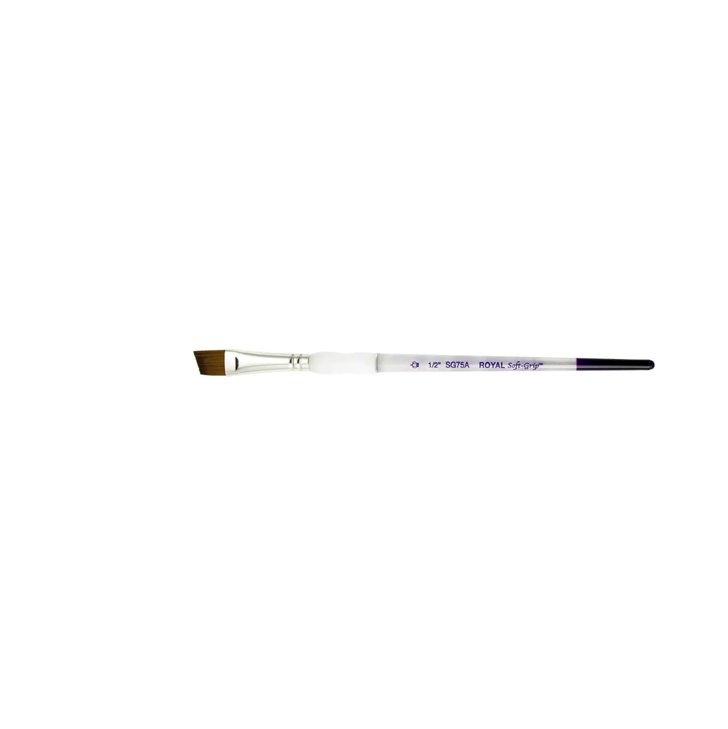 Royal & Langnickel Soft-Grip™ Synthetik-Rotmarderhaarpinsel, SG75A, Schräg