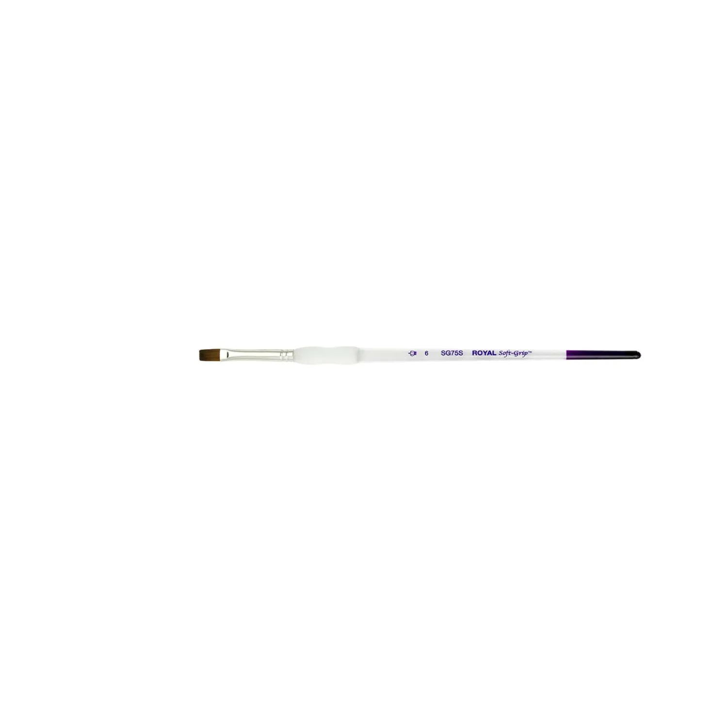 Royal & Langnickel Soft-Grip™ Synthetik-Rotmarderhaarpinsel, SG75S, Schattierer