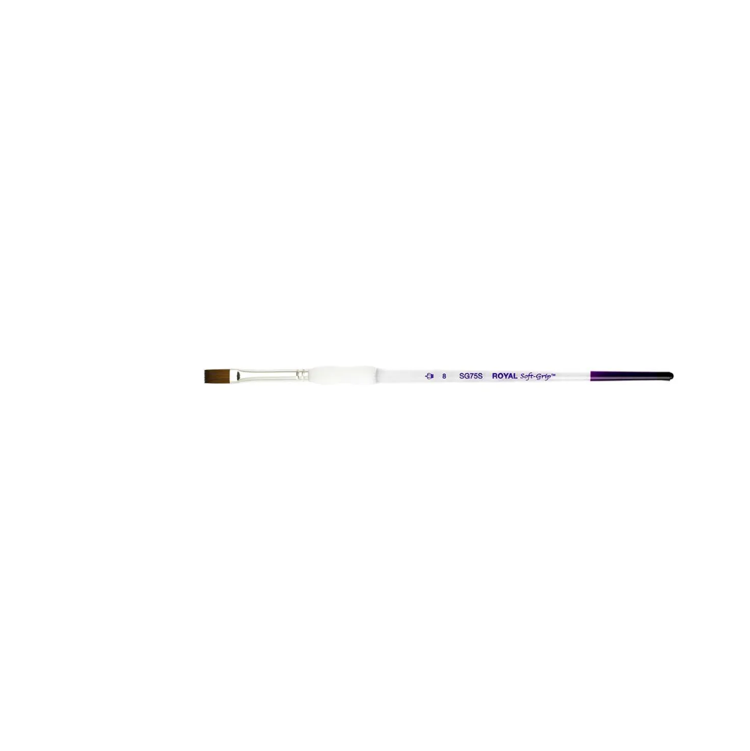 Royal & Langnickel Soft-Grip™ Synthetik-Rotmarderhaarpinsel, SG75S, Schattierer