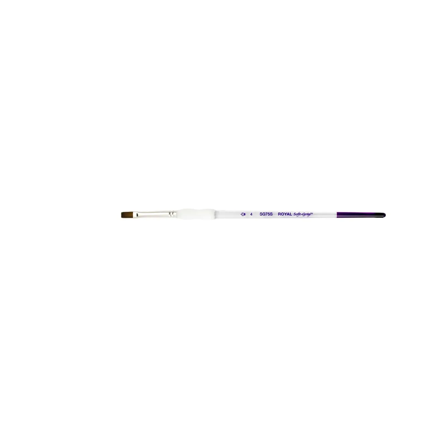 Royal & Langnickel Soft-Grip™ Synthetik-Rotmarderhaarpinsel, SG75S, Schattierer