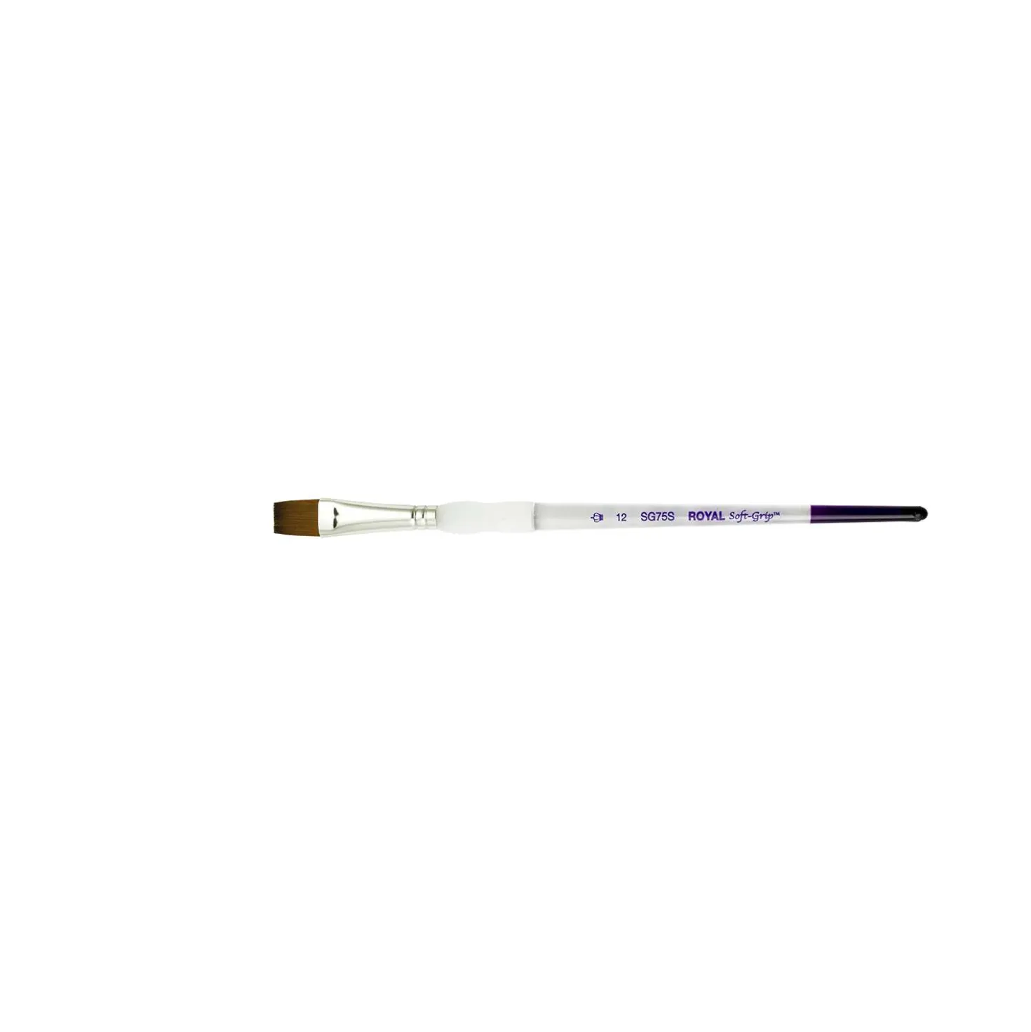 Royal & Langnickel Soft-Grip™ Synthetik-Rotmarderhaarpinsel, SG75S, Schattierer