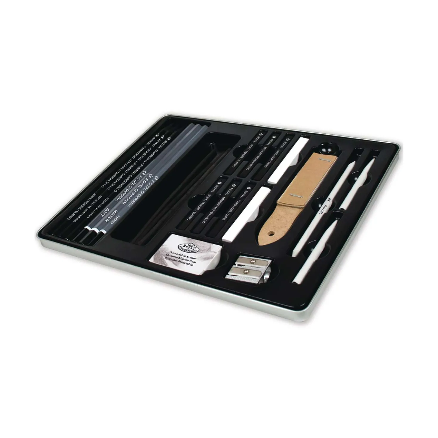 Royal & Langnickel Standard Tin - Charcoal Drawing Set Kohle-Zeichenset