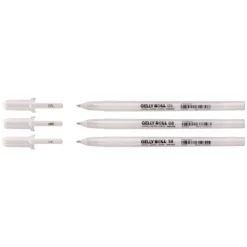 SAKURA® Gelly Roll Basic-3er-Set, Hellweiß