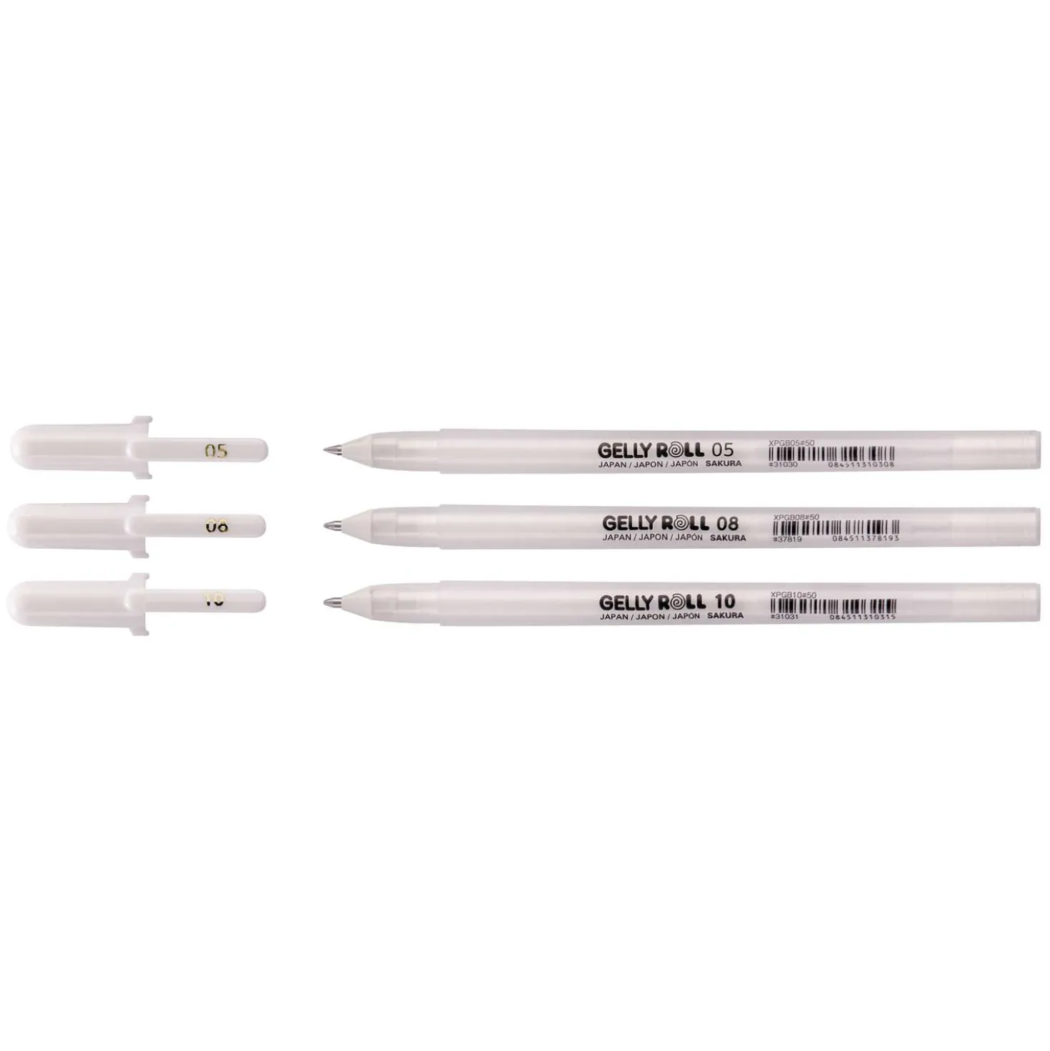SAKURA® Gelly Roll Basic-3er-Set, Hellweiß
