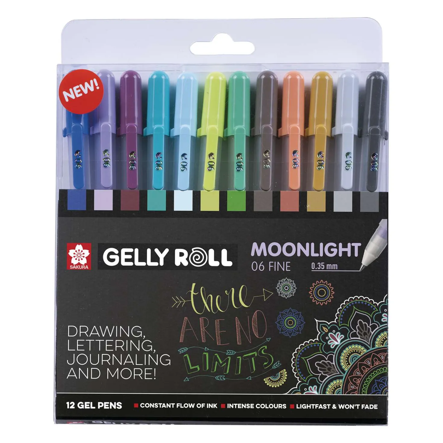 SAKURA® Gelly Roll Moonlight 06, 12-teiliges Set Cosmos