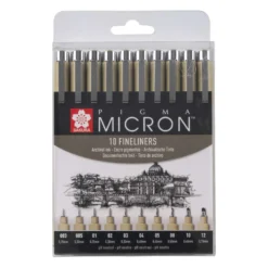 SAKURA® PIGMA MICRON™ Fineliner-Sets, schwarz