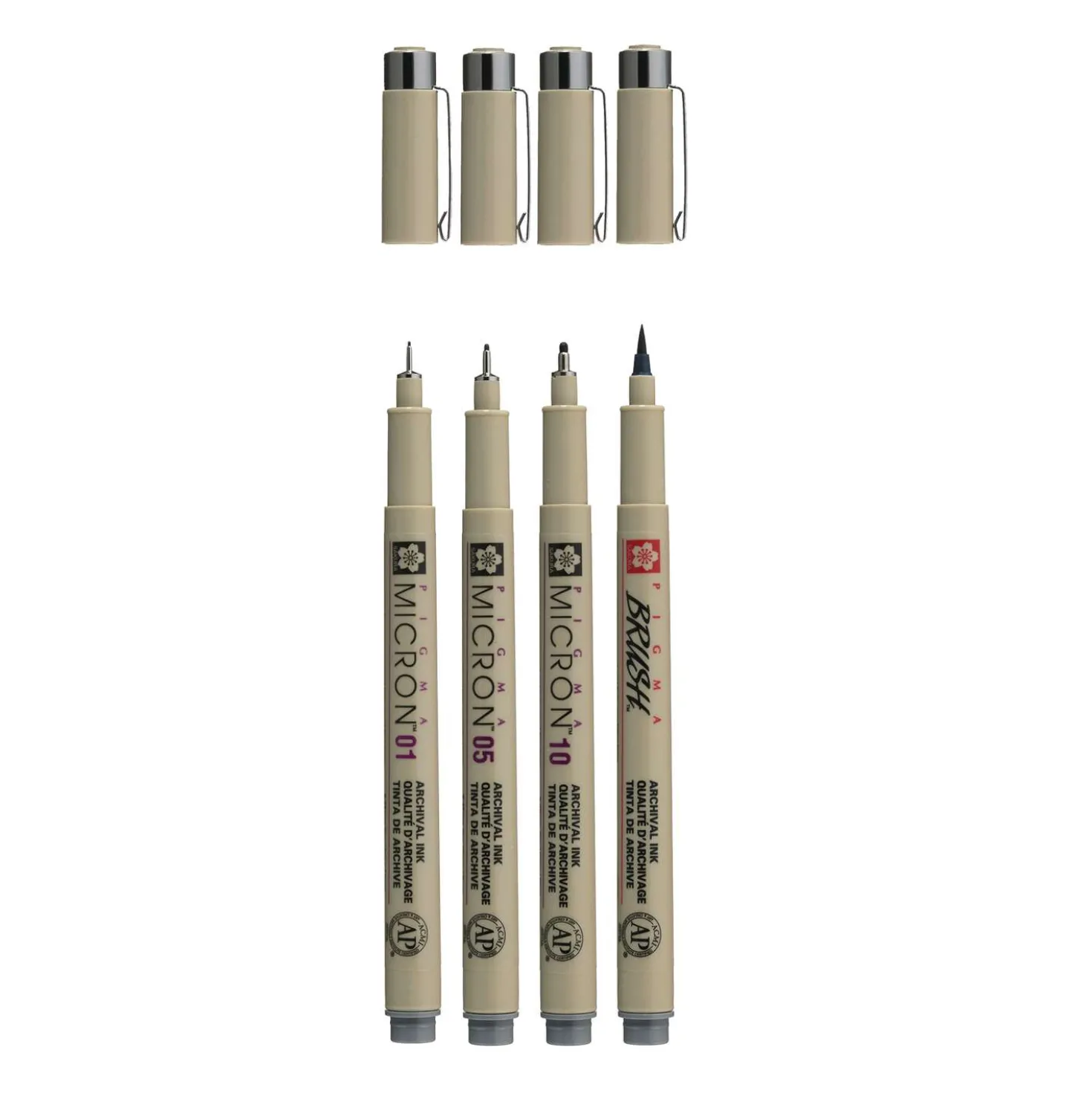 SAKURA® Pigma Micron™ Fineliner-Sets, Grautöne