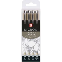 SAKURA® Pigma Micron™ Fineliner-Sets, Grautöne
