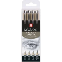 SAKURA® Pigma Micron™ Fineliner-Sets, Grautöne