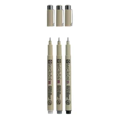 SAKURA® Pigma Micron™ Fineliner-Sets, Grautöne