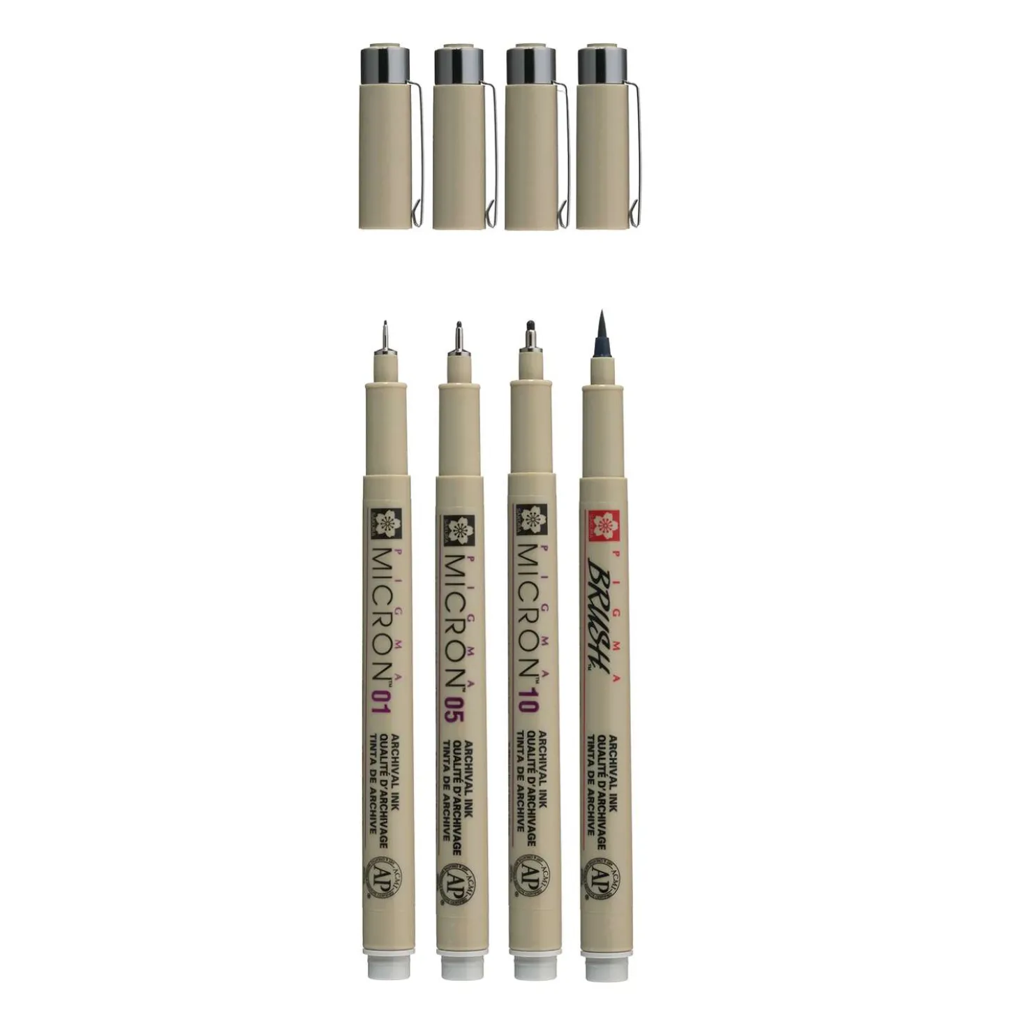 SAKURA® Pigma Micron™ Fineliner-Sets, Grautöne