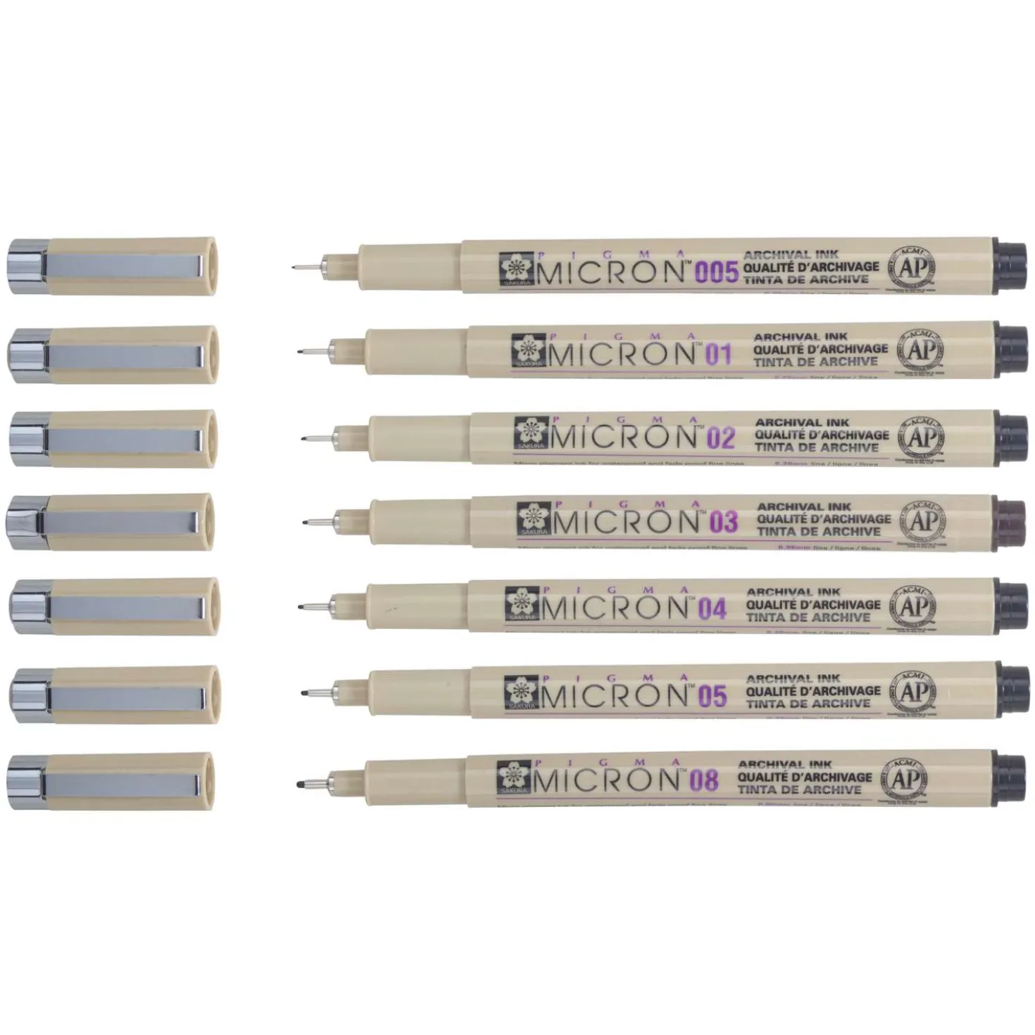 SAKURA® Pigma Micron™ Präzisions-Zeichenstift schwarz, einzeln