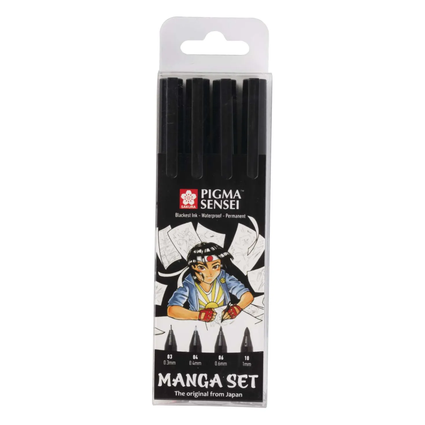 SAKURA® PIGMA® Sensei 4-teilig Manga-Set